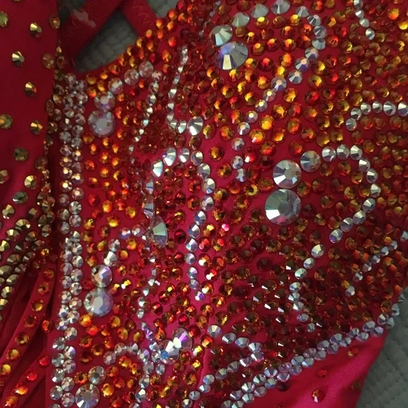 Latin Rhythm Competition Dress - Picture 5 of 10